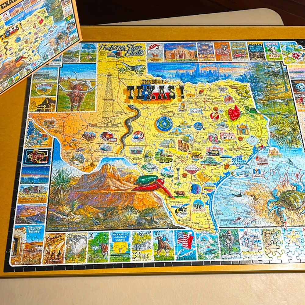 White Mountain Puzzle- TEXAS!